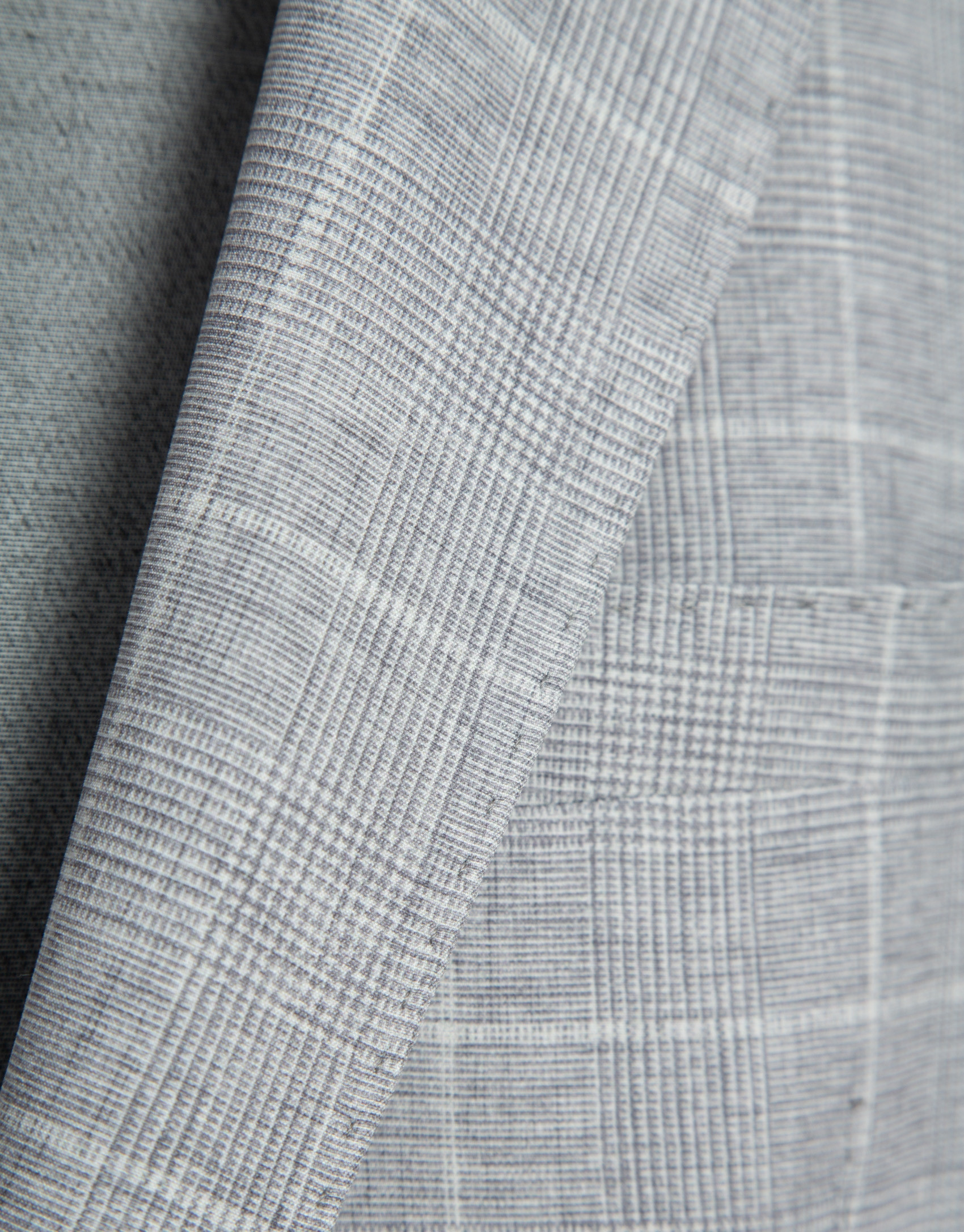 Grey checked jacket - Man - SS2026 | Roberto Verino