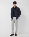 Navy blue technical parka - Man - SS2026 | Roberto Verino