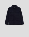 Navy blue technical parka - Man - SS2026 | Roberto Verino
