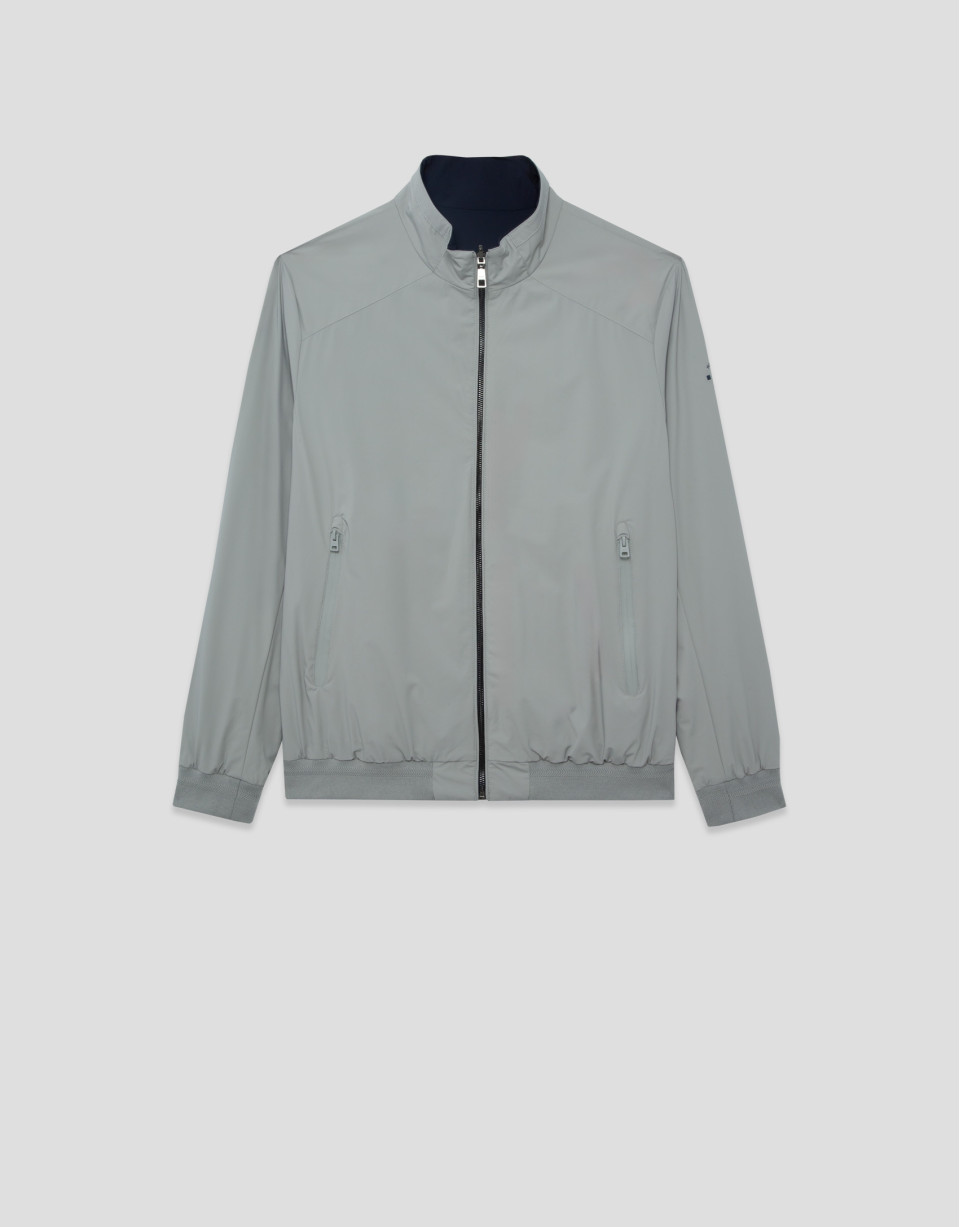 Reversible navy/grey jacket - Man - SS2026 | Roberto Verino