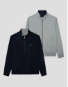 Reversible navy/grey jacket - Man - SS2026 | Roberto Verino