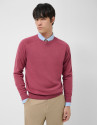 Jersey algodón liso high twist ciruela - Hombre | Roberto Verino
