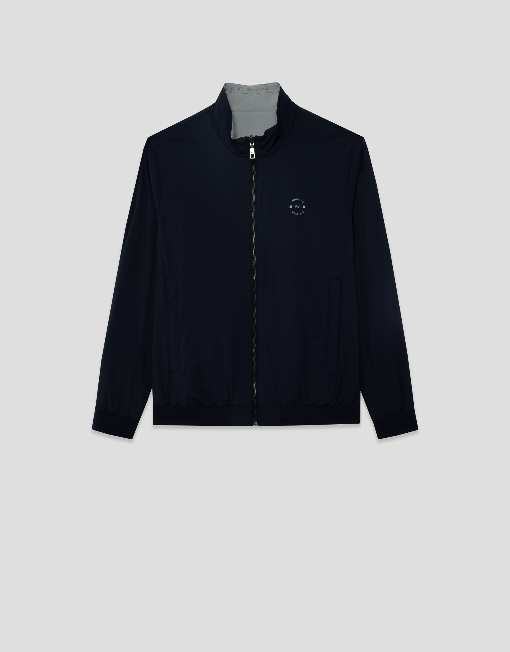 Reversible navy/grey jacket - Man - SS2026 | Roberto Verino