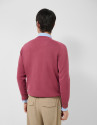 Jersey algodón liso high twist ciruela - Hombre | Roberto Verino
