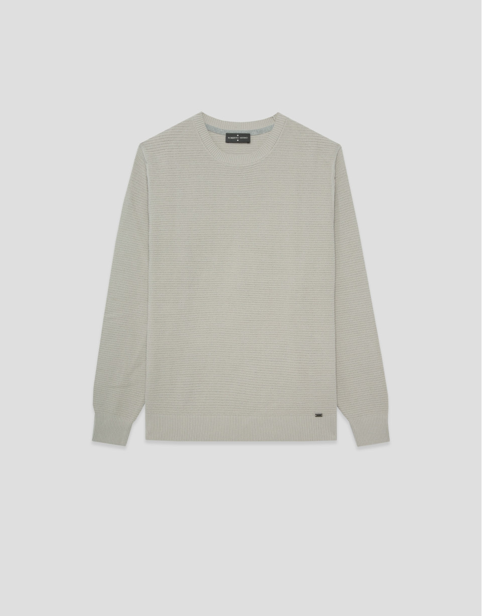 Jersey high twist estructura arena - Hombre | Roberto Verino