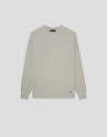 High twist sand-coloured structured jumper | Roberto Verino