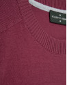 Jersey algodón liso high twist ciruela - Hombre | Roberto Verino