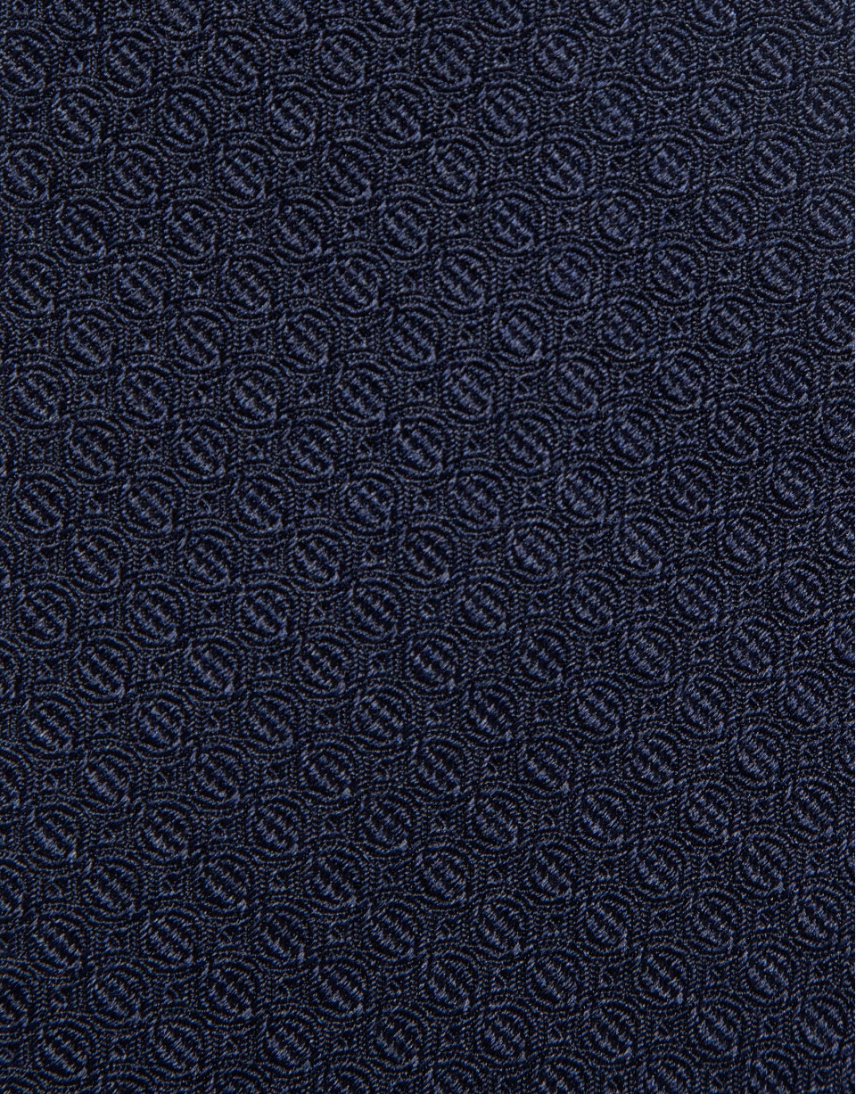 Corbata seda jacquard marino - Hombre - PV2026 | Roberto Verino