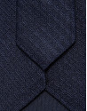 Navy silk jacquard tie - Man - SS2026 | Roberto Verino