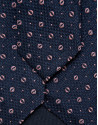 Corbata seda marino jacquard rosa - Hombre | Roberto Verino