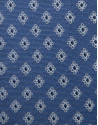 Corbata seda azul con jacquard plata - Hombre | Roberto Verino