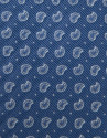 Blue silk tie with silver paisley jacquard | Roberto Verino
