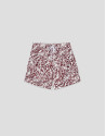 Plum and white tropical flower print swimsuit | Roberto Verino