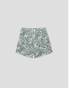Khaki and white tropical flower print swimsuit | Roberto Verino