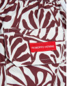 Plum and white tropical flower print swimsuit | Roberto Verino
