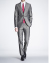 Plain taupe suit