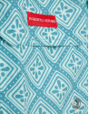 Blue-green and white geometric print swimsuit | Roberto Verino
