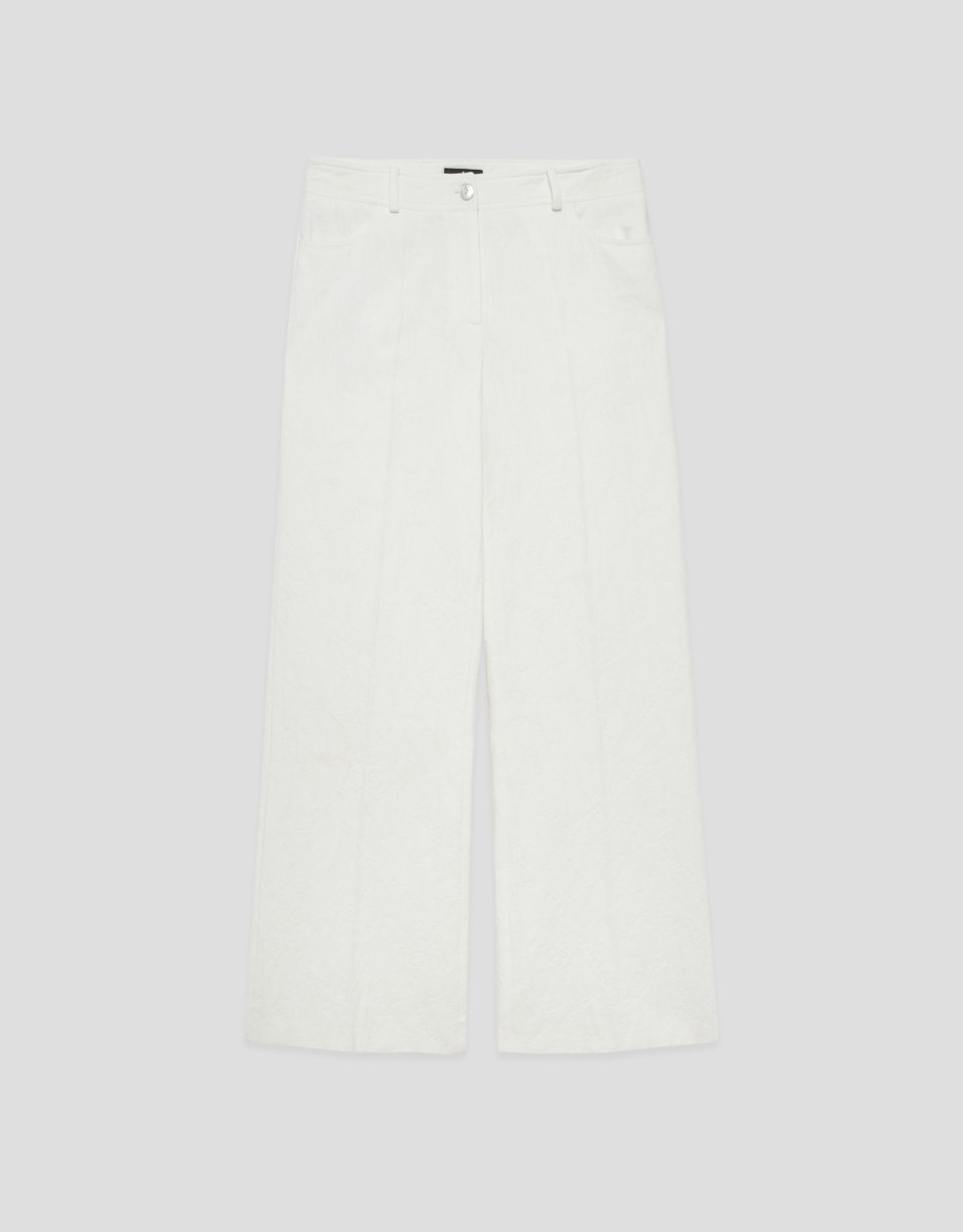 Pantalón cuatro bolsillos jacquard de ... | Roberto Verino