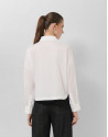 White long-sleeved knotted shirt - Woman | Roberto Verino