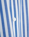 Camisa algodón blanco con listas azules - Mujer | Roberto Verino