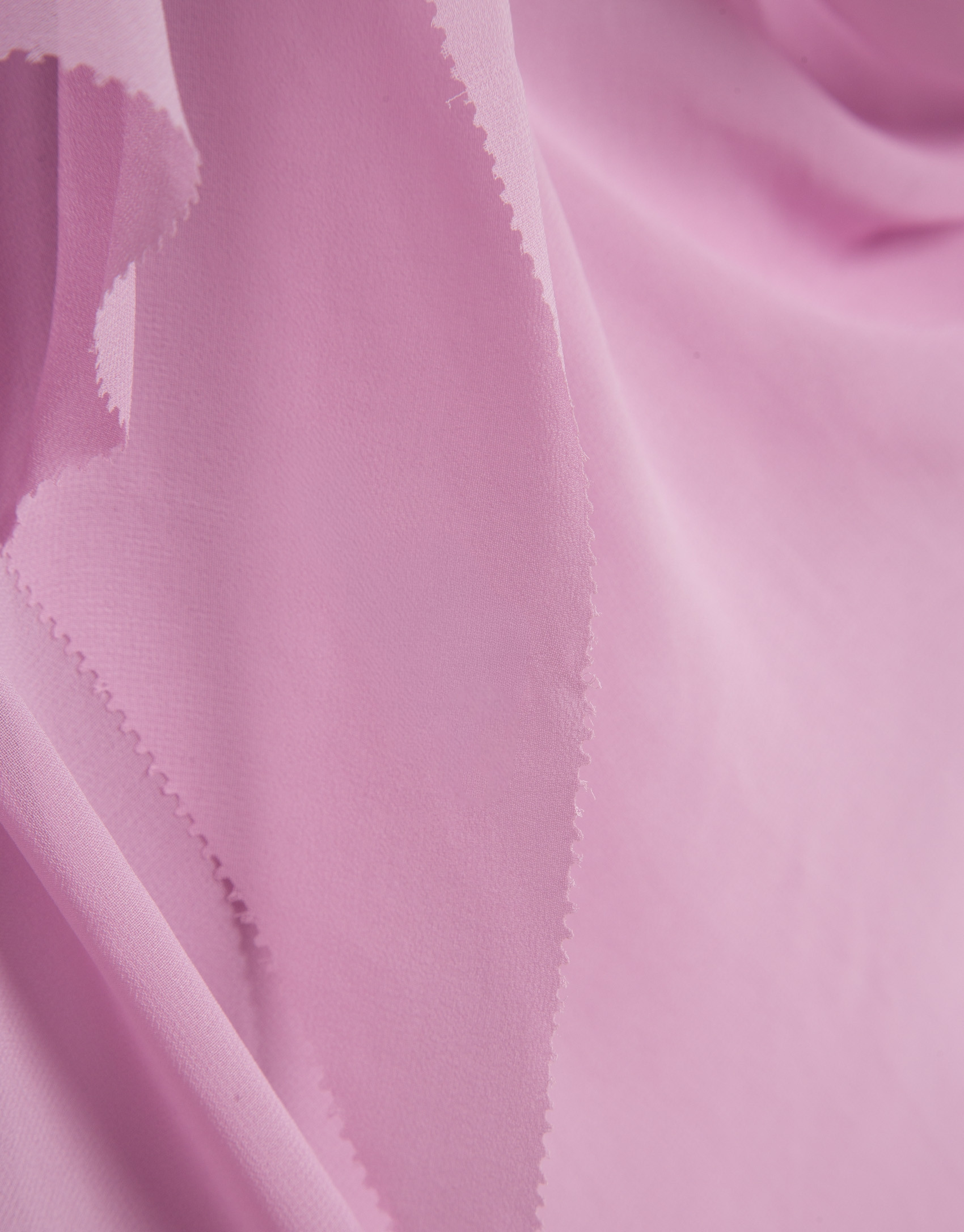 Long pink strappy dress with chiffon armholes | Roberto Verino
