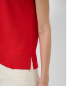 Red fine knit batwing sleeve jumper - Woman | Roberto Verino
