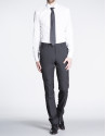 Plain black suit