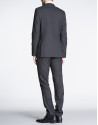 Plain black suit