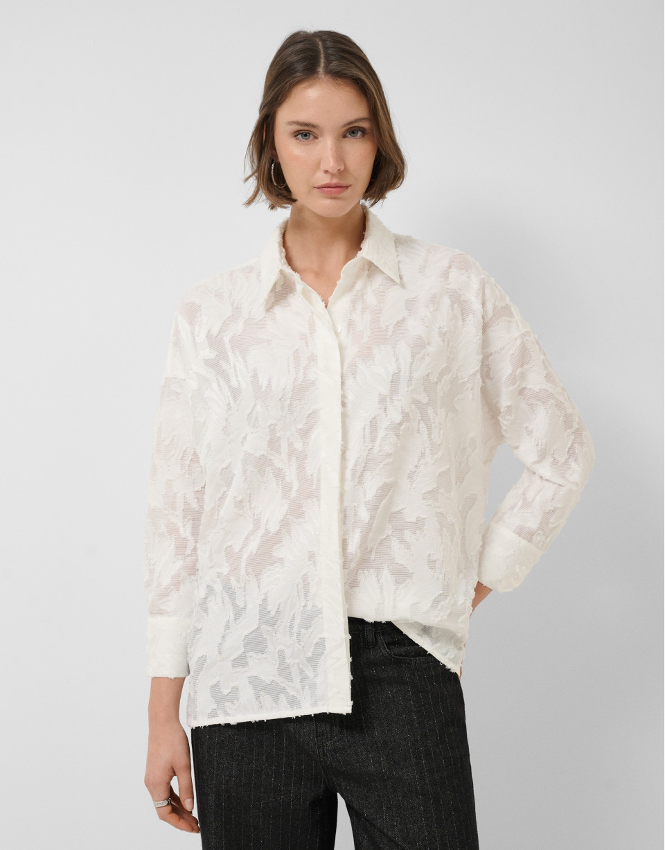 Camisa oversize blanca - Mujer - PV2026 | Roberto Verino