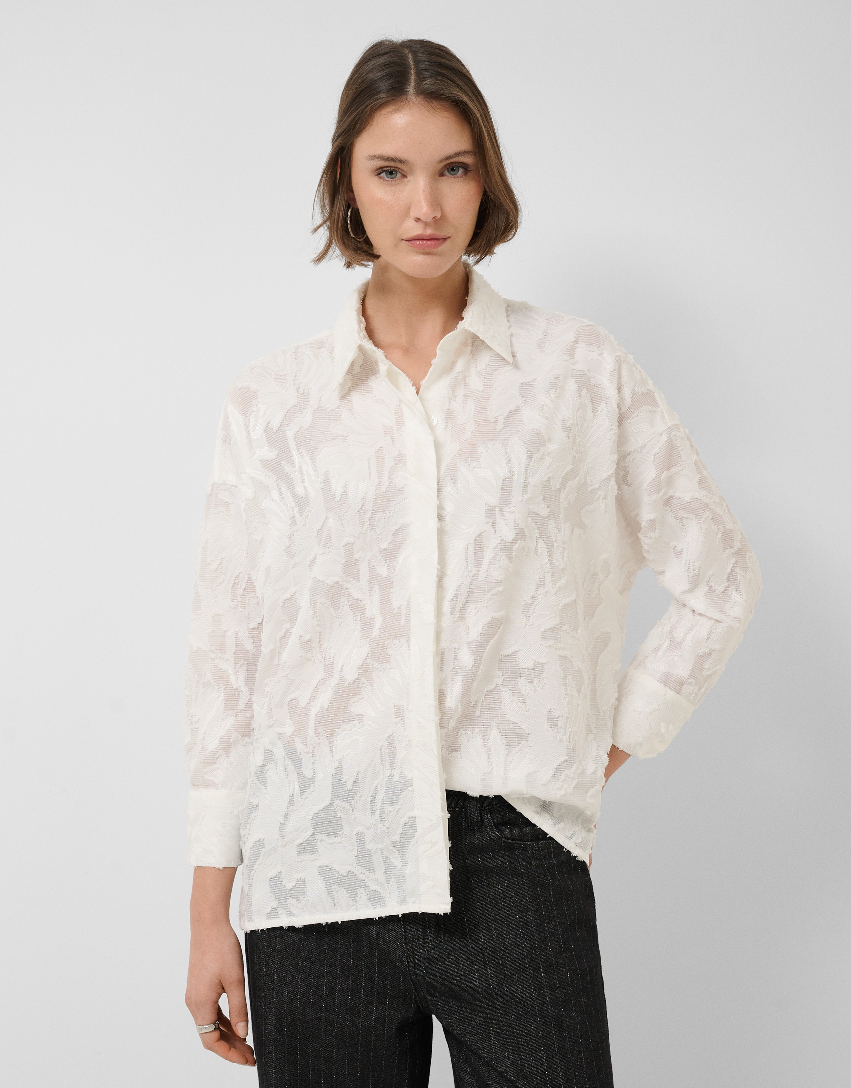 Camisa oversize blanca - Mujer - PV2026 | Roberto Verino
