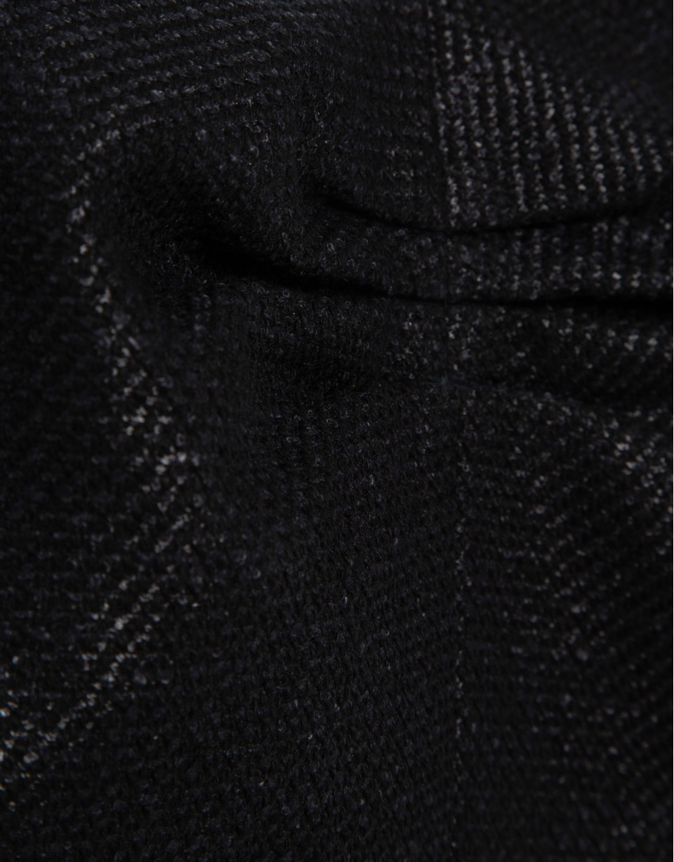 Black woven crop top - Woman - SS2026 | Roberto Verino