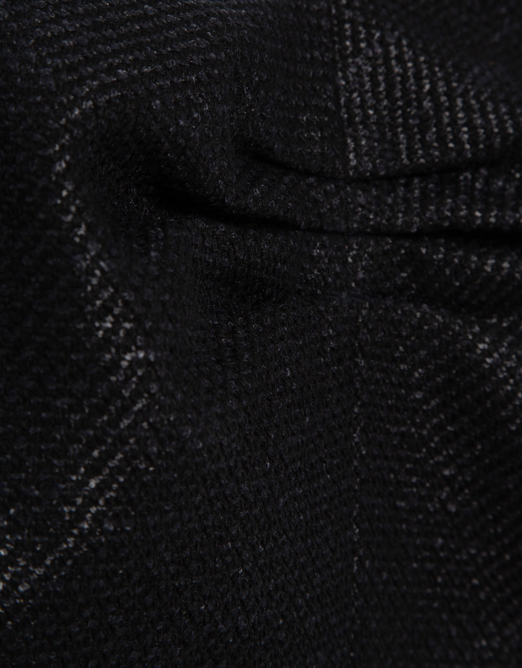 Black woven crop top - Woman - SS2026 | Roberto Verino