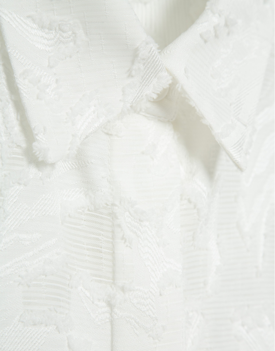Oversized white shirt - Woman - SS2026 | Roberto Verino