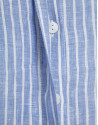 Camisa oversize lino con listas azul y blanco | Roberto Verino