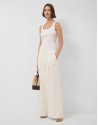 White ribbed tank top - Woman - SS2026 | Roberto Verino