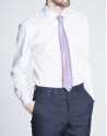 Mauve striped dress shirt 
