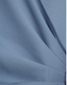 Blue sleeveless wrap midi dress - Woman | Roberto Verino