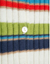 Cárdigan punto rayas horizontales multicolor | Roberto Verino