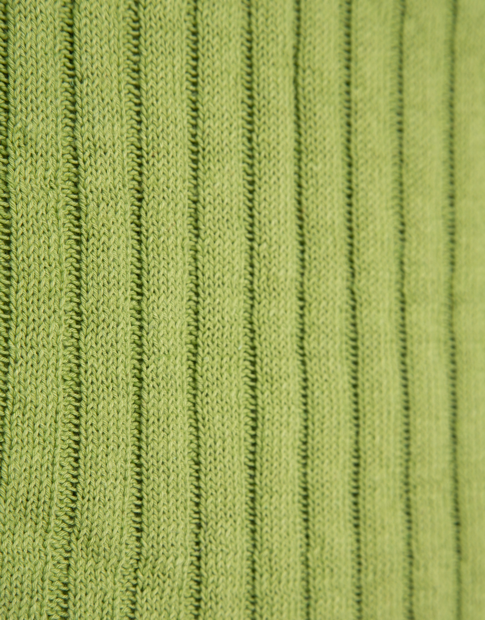 Green ribbed armhole top - Woman - SS2026 | Roberto Verino