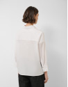 Oversized white shirt with raglan sleeves | Roberto Verino