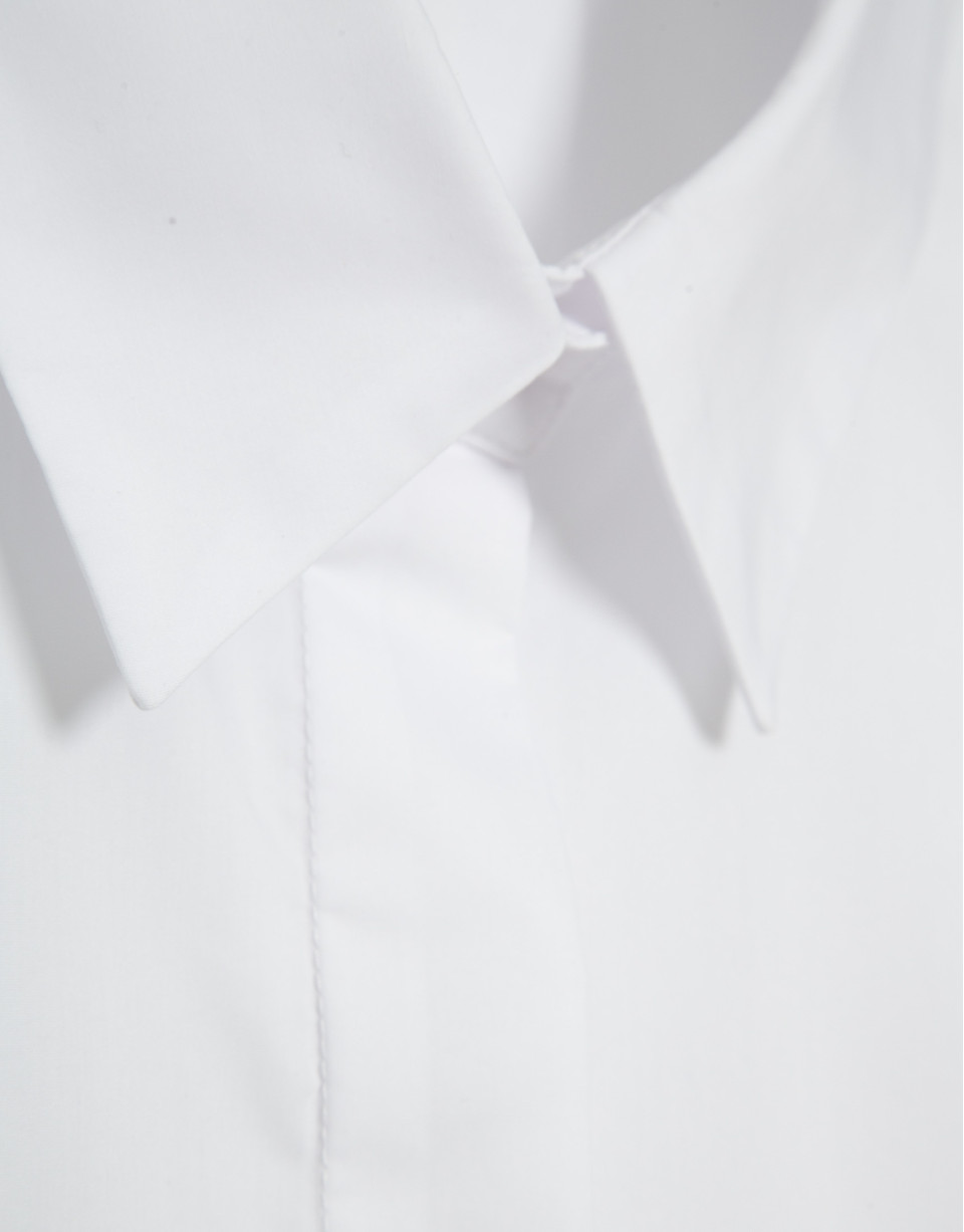 Camisa oversize blanca manga ranglán - Mujer | Roberto Verino