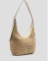 Bolso de hombro Jimena Hobo crudo - Mujer | Roberto Verino