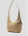 Bolso de hombro Jimena Hobo crudo - Mujer | Roberto Verino