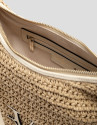 Jimena Hobo shoulder bag in ecru - Woman | Roberto Verino
