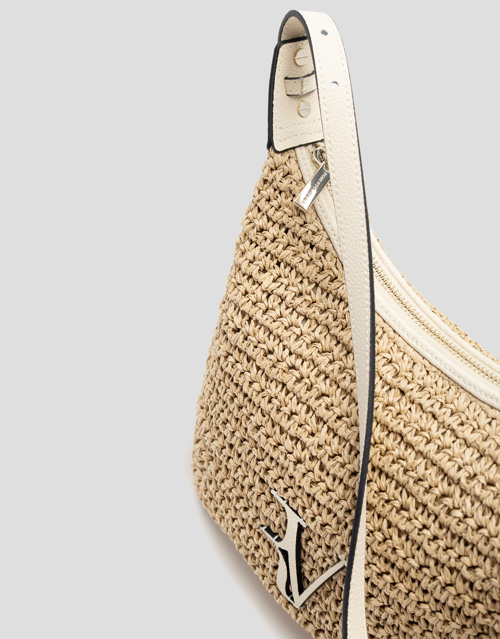 Bolso de hombro Jimena Shoulder crudo - Mujer | Roberto Verino