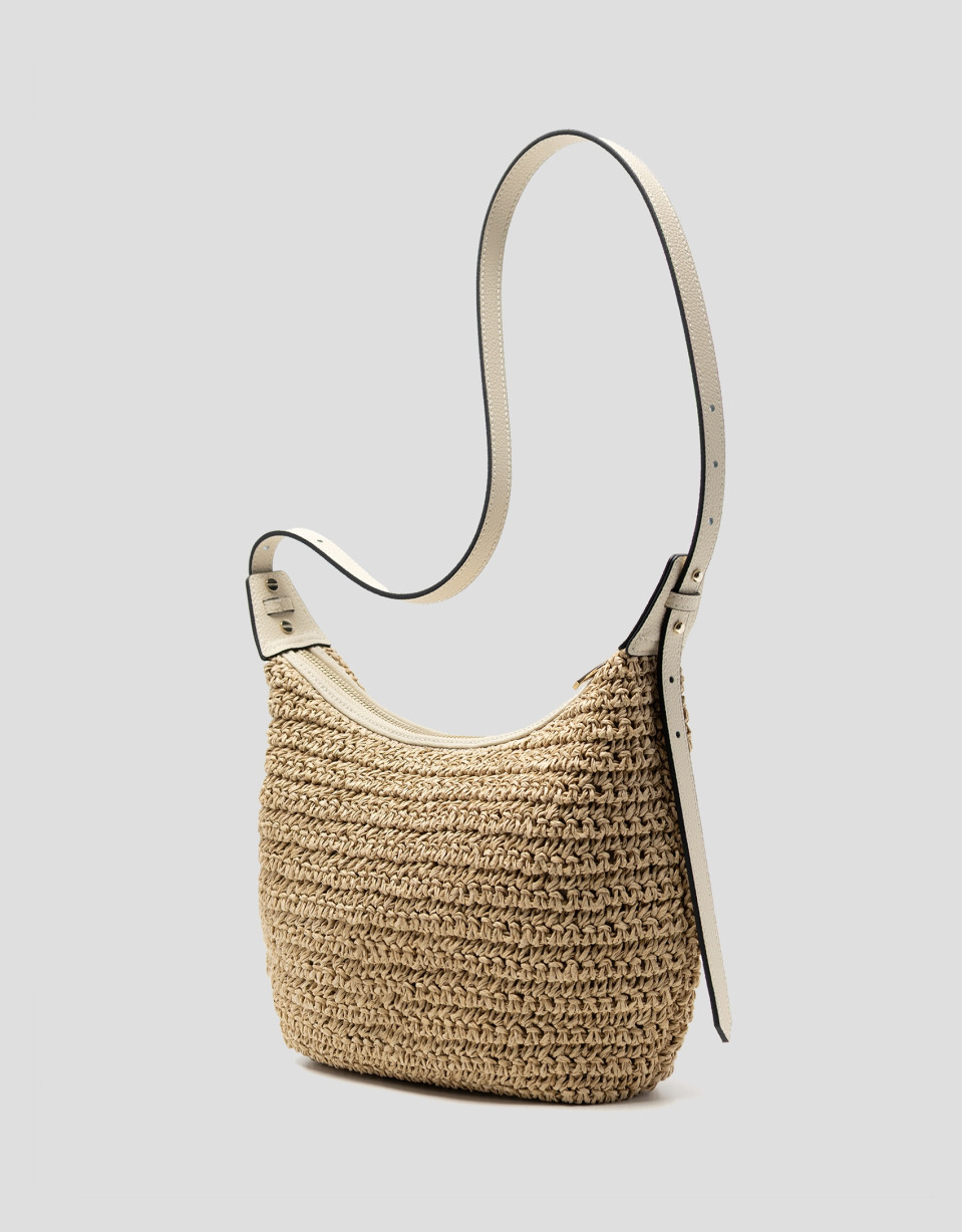 Bolso de hombro Jimena Shoulder crudo - Mujer | Roberto Verino