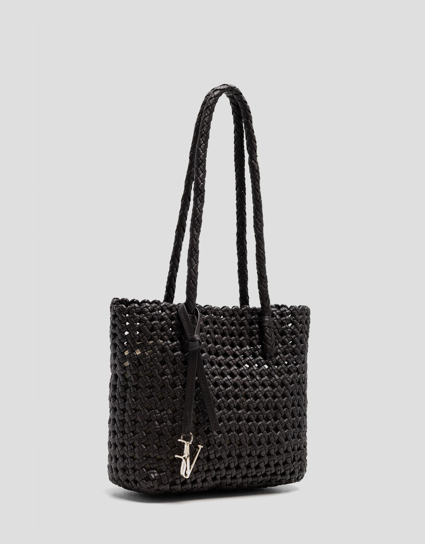 Bolso de hombro Paola Mini Shopper piel ... | Roberto Verino