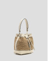 Bolso de mano Jimena Bucket crudo - Mujer | Roberto Verino