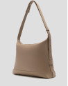 Lila camel leather hobo bag - Woman - SS2026 | Roberto Verino