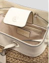 Jimena Bucket clutch bag in ecru - Woman | Roberto Verino